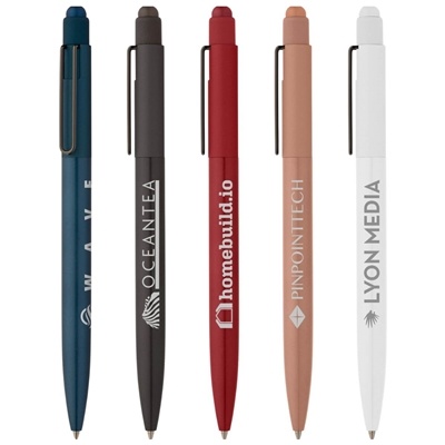 Evo Softy Recycled Aluminum Pen with Stylus | Eco-Friendly Laser Engraved Pen