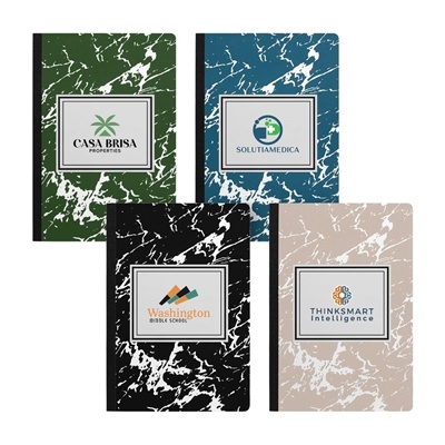 Slate FSC Paper Marble Hardcover Notebook A5 | Full Color Inkjet Eco Journal