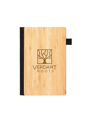 Laser Engraved Bamboo A5 Journal | Custom Eco-Friendly Refillable Notebook