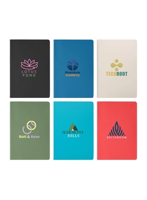 Eilo A5 Recycled Contrast Stitch Journal | Full Color Logo Notebook