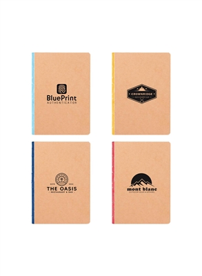 Romy A5 Kraft Cover Journal | Custom Silk Screen Logo Notebook