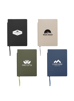 Malmo A5 Recycled Soft Cover Journal | Silk Screen Logo Notebook