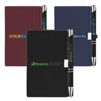 Custom Note Caddy & Tres-Chic Pen Set | Full-Color Logo for Corporate Promotions