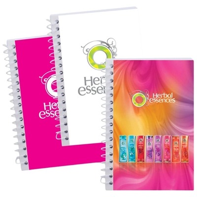 Custom SimpliColor 3" x 5" Side-Bound Notepad | Full Color Branding