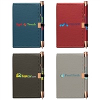Note Caddy & Crosby Rose Gold Pen Gift Set | Full-Color Custom Imprints