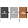 Carson Recycled PU Leather Notebook | Custom Imprint, Sustainable Design