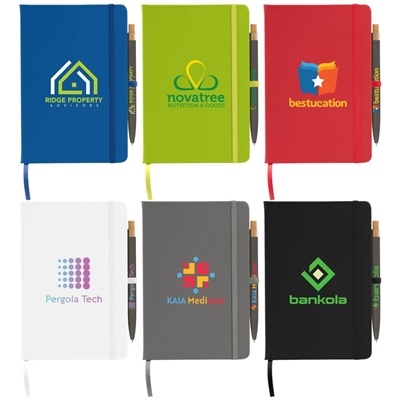 Wilde Recycled Journal & Pen Set | Sustainable Full-Color Imprint