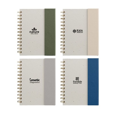 Halden FSC Paper Sticky Note Spiral Notebook B6 | Eco-Friendly Organizer with Pen