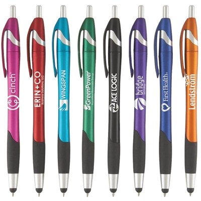 Stratus Grip Pen with Stylus | Perfect Custom Promotional Giveaway