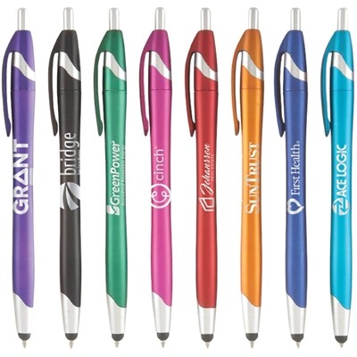 La Jolla Softy Pen with Stylus - Premium Customizable Pen