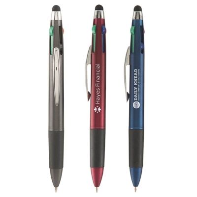 Quattro Multi-Pen with Stylus | Custom 4-Ink Pen for Promotional Use