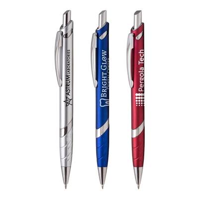 Pismo Metallic Click Action Pen | Custom Promotional Ballpoint Pen