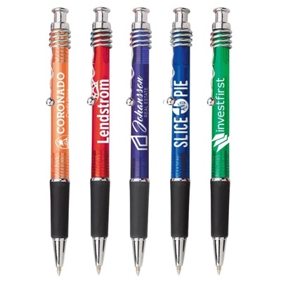 Jazz Pen with Rubber Grip | Custom Imprint Promotional Pen