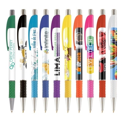 Elite Slim Pen | Full Color Custom Imprint & Eversmooth Hybrid Ink