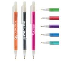 Colorama Crystal Pen | 360-Degree Custom Imprint & Frost Trim