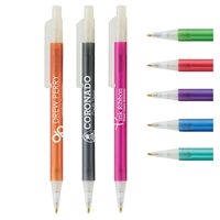 Colorama Crystal Pen | 360-Degree Custom Imprint & Frost Trim