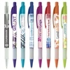 Elite Slim Frost Pen | Custom Full Color Imprint & Hybrid Ink with Frosted Grip