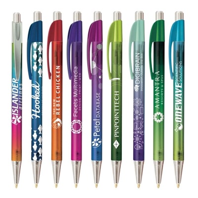 Elite Slim Ombre Full Color Pen | Custom 360 Degree Imprint & Ombre Treatment