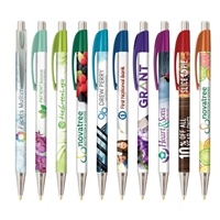 Elite Slim Metallic Pen | 360 Degree Full Color Imprint & Eversmooth Ink