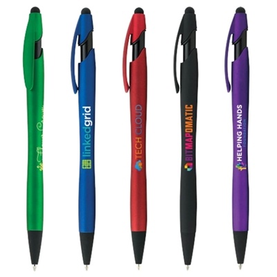 La Jolla Softy Stylus Pen | Full Color Ink Jet Imprint, Stylish & Functional Pen