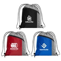 Geneva Drawstring Backpack | Custom Imprint with Silk Screen Branding
