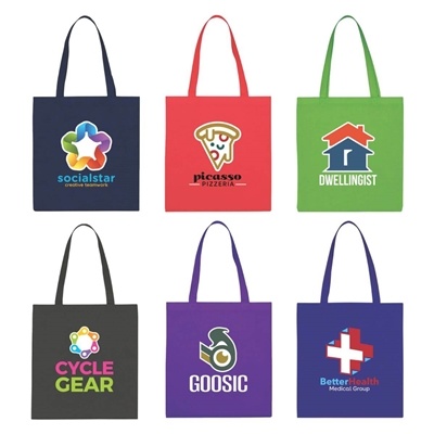 Harbor Non-Woven Shopping Tote | Affordable Full Color Custom Tote