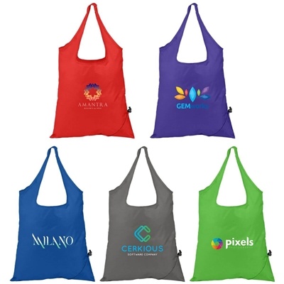 Capri Foldaway Shopping Tote | Full Color Custom Imprint