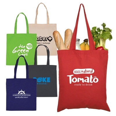 Quest 4 oz. Cotton Tote Bag | Silk Screen Printing