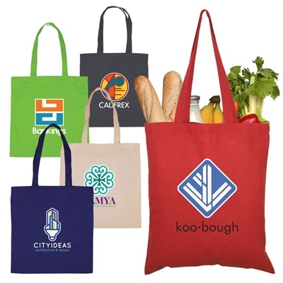 Quest 4 oz. Cotton Tote | Custom Full Color Heat Transfer