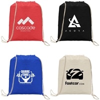 Java Cotton Drawstring Backpack | Eco-Friendly Silk Screen Customization