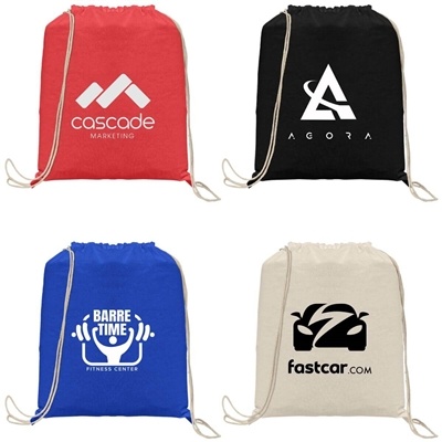 Java Cotton Drawstring Backpack | Eco-Friendly Silk Screen Customization