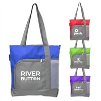 Palomar 600D Polyester Zipper Tote | Custom Silk Screen Imprint