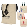 Tonga Cotton Tote with Color Handles | Silk Screen Customization