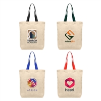 Tonga 5 oz. Cotton Tote | Custom Full Color Heat Transfer Printing