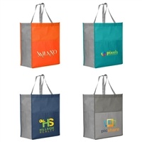Rome RPET Recycled Non-Woven Tote - Full Color Ink Jet with 210D Pocket