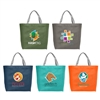 Julian RPET Recycled Non-Woven Shopping Tote Bag | Custom Full Color Printing