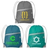Durable Daypack RPET Drawstring Backpack | Custom Silk Screen Logo