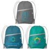 Daypack RPET Drawstring Backpack | Custom Full-Color Ink Jet Imprint