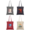 Geo 0.5 oz. Recycled Cotton Tote | Full Color Heat Transfer Custom Imprint