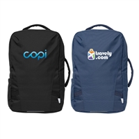 Coastal Threads Commuter Backpack | Eco-Friendly Custom Logo with  Heat Transfer Technology