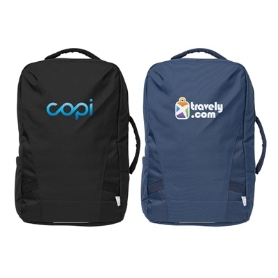Coastal Threads Commuter Backpack | Eco-Friendly Custom Logo with  Heat Transfer Technology