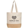 Rio Recycled Cotton & Jute Shopper Tote | Custom Silk Screen Printing