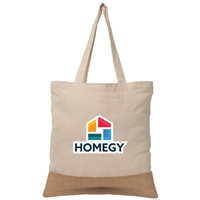 Rio 5 oz. Recycled Cotton & Jute Tote | Full Color Heat Transfer