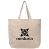 Toronto Recycled Cotton Shopper Tote | 8 oz. Fabric with Custom Silk Screen