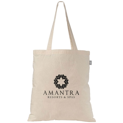 Custom Organic Cotton Tote | 1-Color Silk Screen & Eco-Friendly