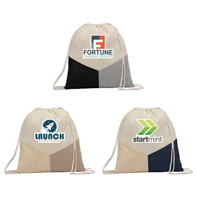 Triad Recycled Cotton Bag | Full-Color Heat Transfer Custom Branding