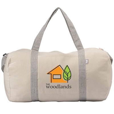 Loom Recycled Cotton Blend Duffel Bag | Custom Heat Transfer Branding