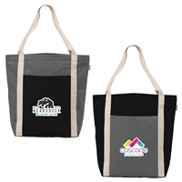 Spun Recycled Cotton Tote Bag | Custom Heat Transfer