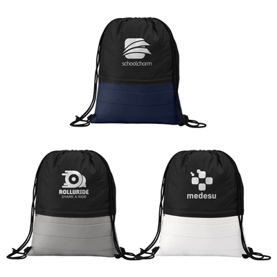 SportStyle RPET Nylon Drawstring Bag | Custom Imprint with Silk Screen Branding