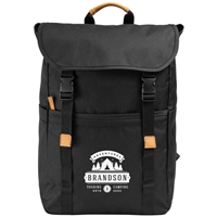 Lund 600D RPET Backpack | Sustainable Custom Logo Printing